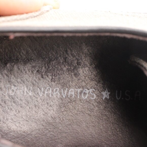 John Varvatos USA Gray Canvas Shoes Men’s Size 8 M Lace-Up Casual Dress Shoes main image 4